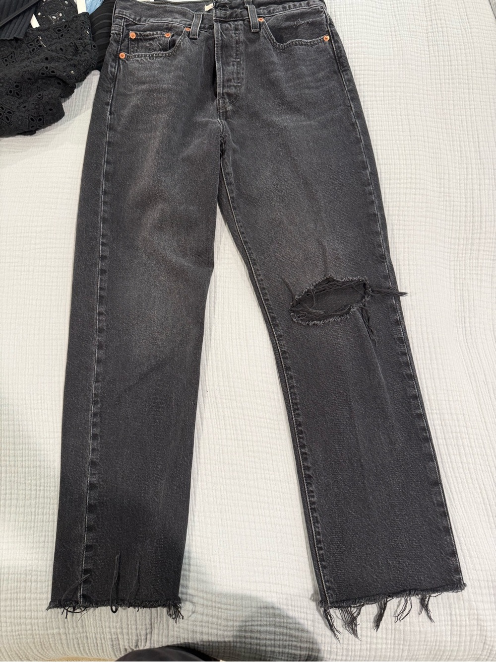 Levi’s Wedgie Straight Jeans-black